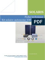 Kit Solaire Notice - KT7630010 350WC