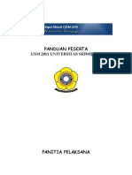 Petunjuk USM Unsri 2011