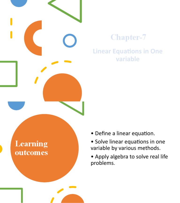 Grade 7 Linear Equations | PDF | Language Arts & Discipline | Teaching ...