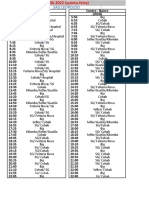 Horarios Feitoria 2022