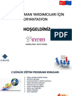 Tekni̇k Uzman Yardimcilari İçi̇n Oryantasyon Eği̇ti̇mi̇