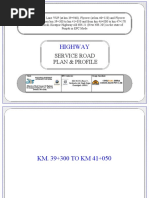 Highway: Service Road Plan & Profile