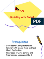 Scripting With Siebel