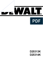 Dewalt D25314K. Manual