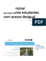 Com Ensinar Ativiamente Alunos Com Acesso Desigual