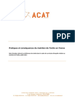Acat Pratiques Et Consequences Du Maintien de L Ordre en France - Juillet 2017
