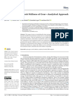 Applied Sciences: Determination of Mesh Stiffness of Gear-Analytical Approach vs. FEM Analysis