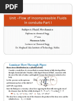 Fluid Mechanics - Module 4 - Part1