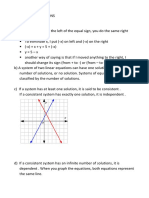 Lesson 1 Systems of Equations