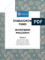 CANSLIM Strategy Drives StableGrow Fund Investment Philosophy