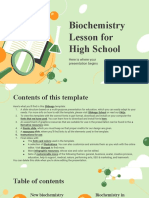 Biochemistry Lesson For High School Green Variant by Slidesgo