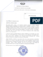 Comunicao Ao Ifp de Morrumbala