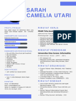 Profil Sarah Camelia Utari Administrasi Bisnis