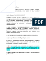 Contestación Demanda Alimentos Norma Romero