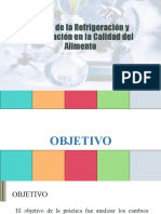 Efecto de La Refrigeración en La Conservación de Los Alimentos