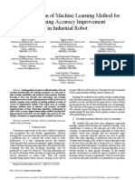 Implementation of Machine Learning Method For Positioning Accuracy Improvement in Industrial Robot