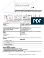 EXAMEN 4ta EDA 5TO Año - IE. 22445