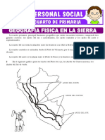 Geografia de La Sierra para Cuarto de Primaria