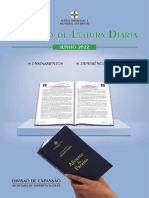 Caderno de Leitura Diaria - Junho de 2022