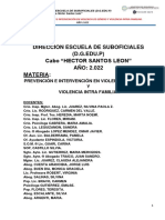 Cartilla de Prevencion de La Violencia Familiar y de Genero Año 2022.