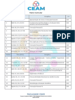 Grade de Psicomotricidade - Turma 1 Atual