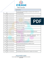 Grade de Psicomotricidade - Turma 2 - Datas