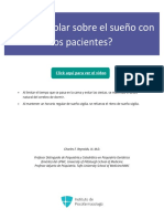 PDF - Cómo Hablar Sobre El Sueño Con Los Pacientes