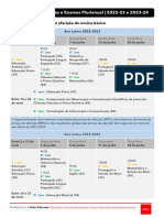 Calendario Provas e Exames 2023 e 2024 1