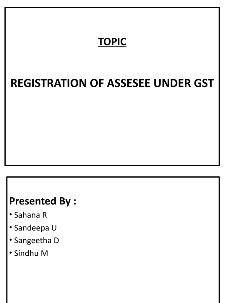 GST Registration Procedure Explained | PDF | Value Added Tax | Taxes