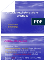 Dificultad respiratoria alta