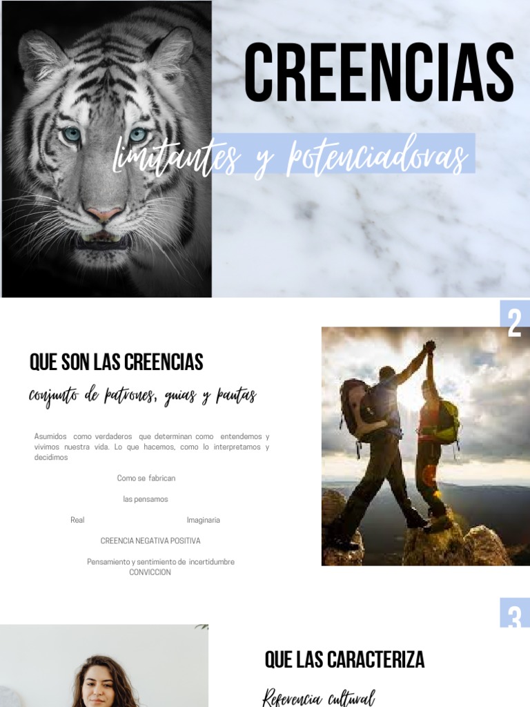 Creencias Limitantes y Potenciadoras | PDF | Las emociones | Pensamiento