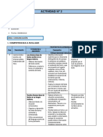 1° Grado - Actividad Del Dia 09 de Agosto