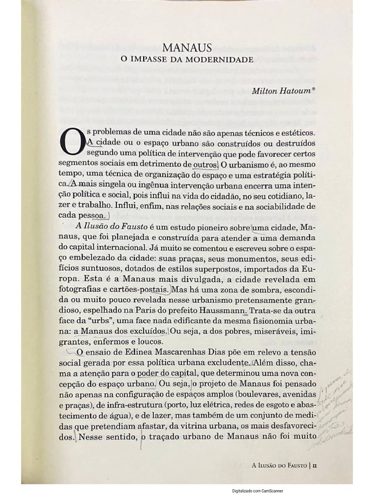 A Ilusão Do Fausto | PDF