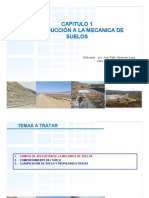 Capitulo 1 Introducción A La Mecanica de Suelos: Elaborado Por: Juan Pablo Saavedra Lyng Para: Carrera de Geología UDA