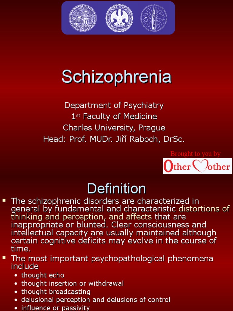 Schizophrenia PDF Schizophrenia Psychosis
