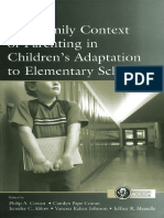Philip A. Cowan, Carolyn Pape Cowan, Jennifer C. Ablow, Vanessa Kahn Johnson, Jeffrey R. Measelle - The Family Context of Parenting in Children's Adaptation To Elementary School (Monographs in Parenti