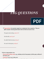 Tag Questions A.E.F 3C