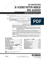 Yamaha rx-v2067 htr-9063 Rx-A2000