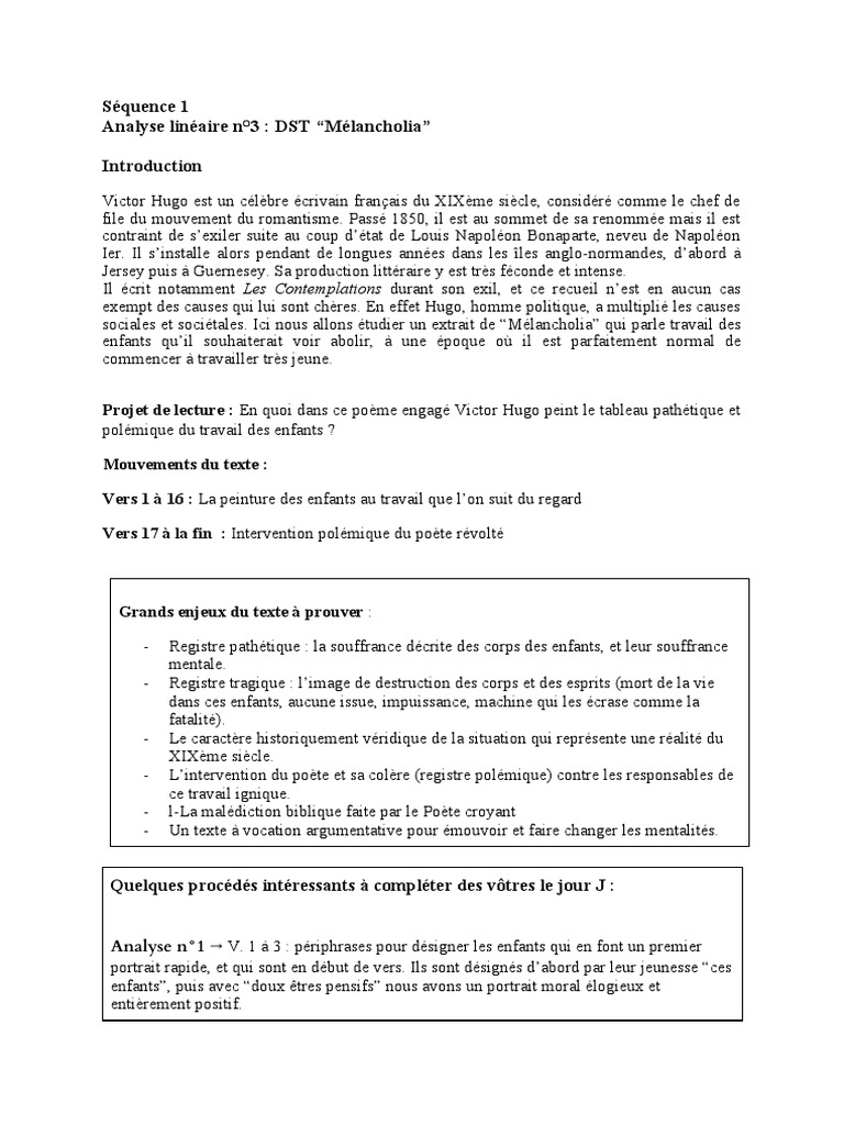 3 Mélancholia 3 Pdf Victor Hugo