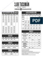 Planillas Horarios