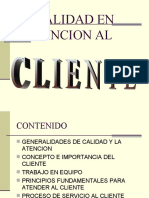 Calidad en atención al cliente: principios y procesos