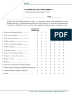 Questionário de Áreas Problemáticas