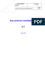 Description: Bulletin de Coordination N°7