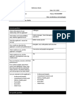 DR - Farheen Reference Check