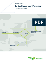 Køreplan - Sjælland, Lolland Og Falster - 13.12.2009-11.12.2010 - DSB