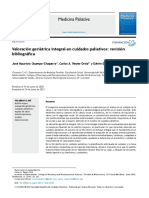 Valoracion Geriatrica Integral en Cuidados Paliativos