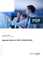 Upgrade Guide For SAP S/4HANA 2021