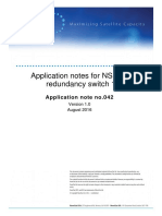 Application Notes For NSR 9100 Redundancy Switch 11