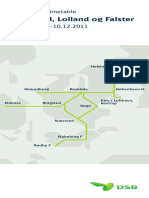 Køreplan - Sjælland, Lolland Og Falster - 12.12.2010-10.12.2011 - DSB