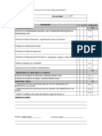 Checklist Auditoria Interna Mantenimiento 08-12-2016